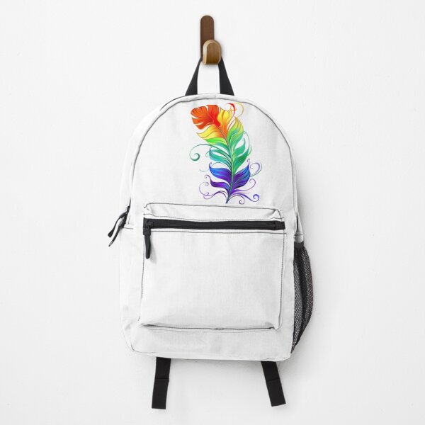 Item preview, Rainbow Feather Boho Tribal Colorful Feather Art T-Shirt Sticker designed and sold by Like it.