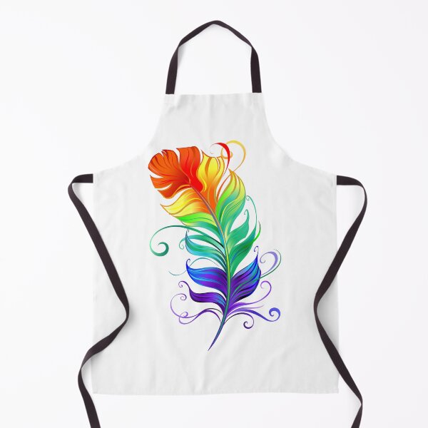 Item preview, Rainbow Feather Boho Tribal Colorful Feather Art T-Shirt Sticker designed and sold by Like it.