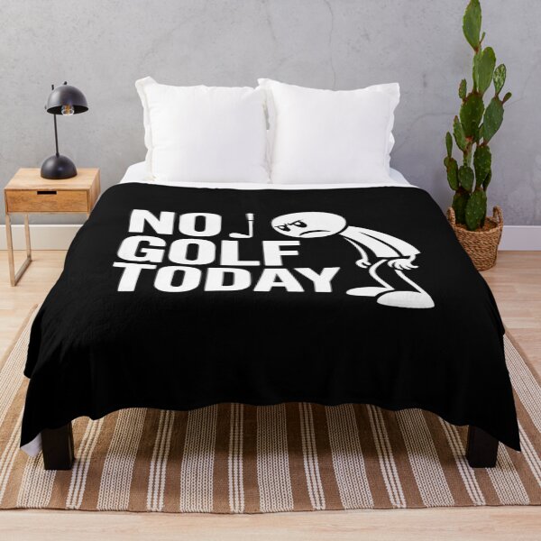 Item preview, No Golf Today Funny Sad Stick Man Golfing designed and sold by NetoGalaxy.