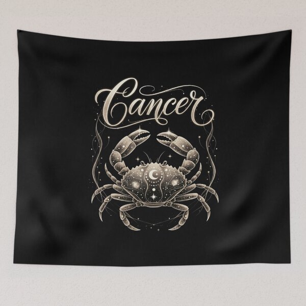 Item preview, Celestial Cancer Zodiac Crab designed and sold by ZodiacWonders.