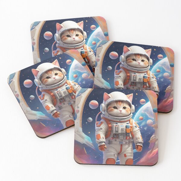 Item preview, Astronaut cat 2 designed and sold by Ai photo12.