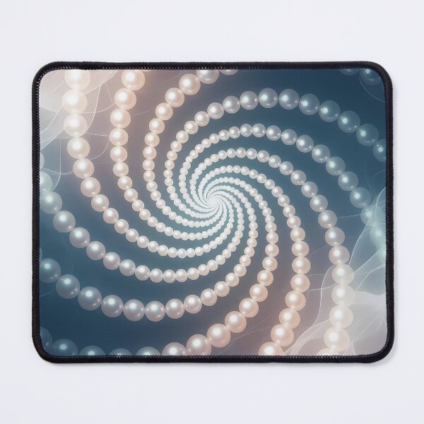 Item preview, Glowing Spiral of Pearls, Water Waves Motif  (image size 8320x12480) designed and sold by Digital-Davinci.