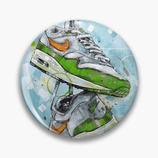 Item preview, AirMax1 sneaker green art designed and sold by GalleryKauffeld.