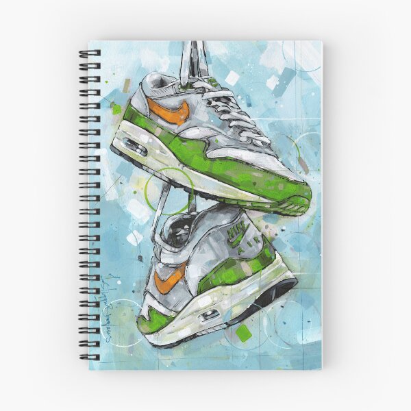 Item preview, AirMax1 sneaker green art designed and sold by GalleryKauffeld.