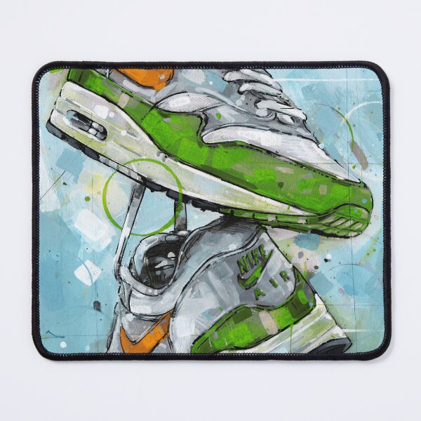 Item preview, AirMax1 sneaker green art designed and sold by GalleryKauffeld.