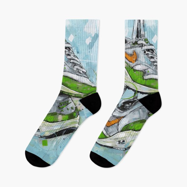 Item preview, AirMax1 sneaker green art designed and sold by GalleryKauffeld.
