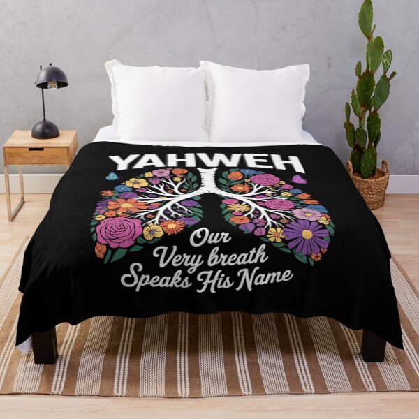 Item preview, Floral Lung Flowers Yahweh Our Very Breath Speaks His Name  designed and sold by RoyTill0Art.