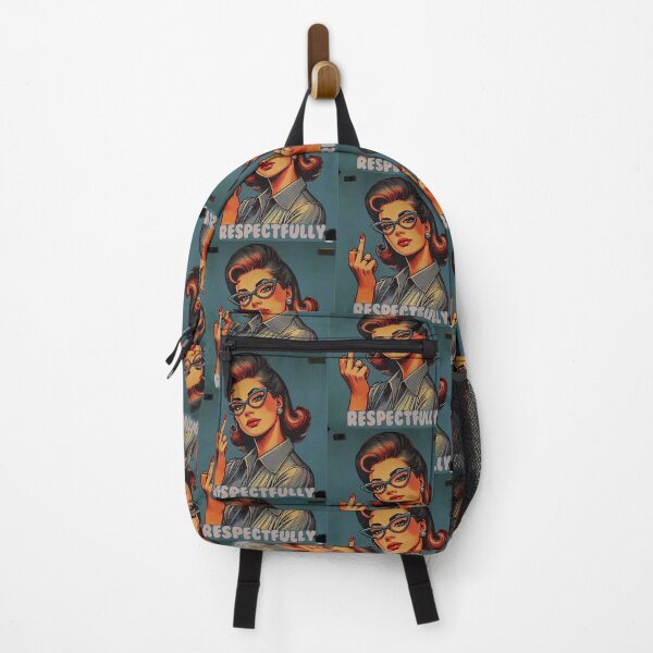 Item preview, Respectfully Style: Retro Pop Art / Vintage Illustration Theme: Bold Attitude • Empowerment • Sarcastic Humor designed and sold by RvinJo8.