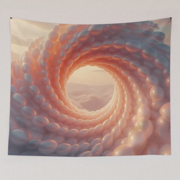 Item preview, Clouds of Elegant Spiral of Pearls, Pearl Spiral Art (image size 8320x12480) designed and sold by Digital-Davinci.