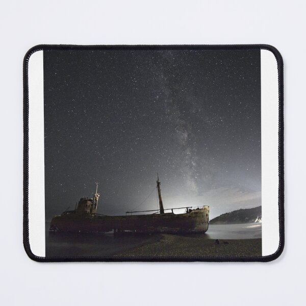 Item preview, Night Sky Shipwreck Photographic Print designed and sold by Mother-Nature65.