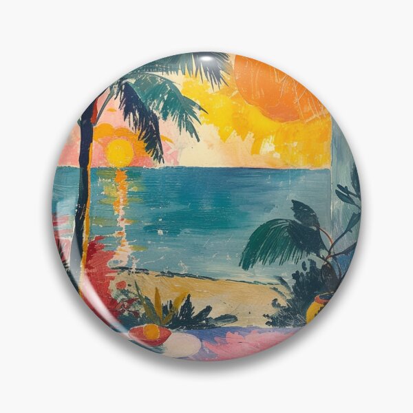 Artikelvorschau, Malen kunst retro strand malerei entworfen und verkauft von Bolonka-Shop.
