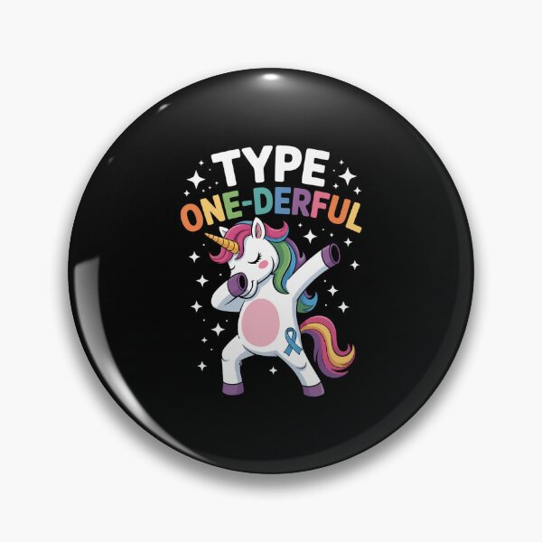 Item preview, Funny Diabetic Type 1 Diabetes T1D Unicorn designed and sold by gourpmerzihd.