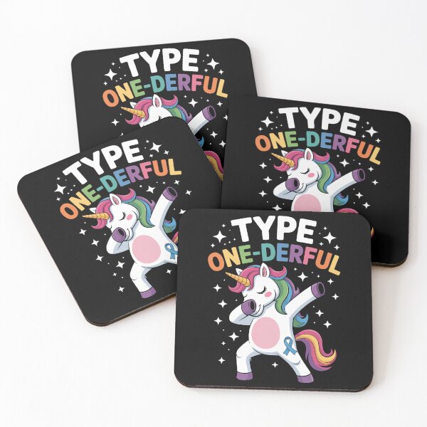 Item preview, Funny Diabetic Type 1 Diabetes T1D Unicorn designed and sold by gourpmerzihd.