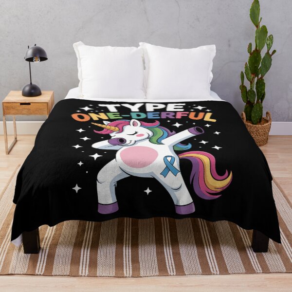 Item preview, Funny Diabetic Type 1 Diabetes T1D Unicorn designed and sold by gourpmerzihd.