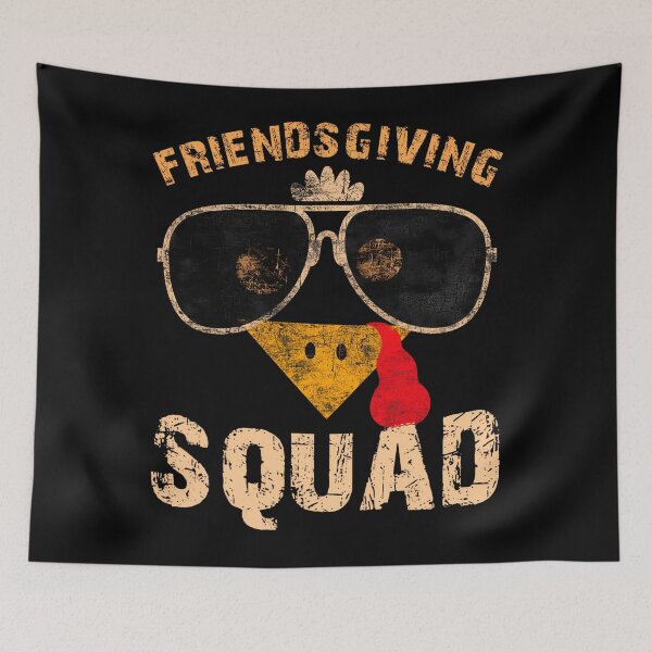 Item preview, Turkey Squad Friendsgiving Thankful Friends 90s Party Humor designed and sold by Daleburuling.