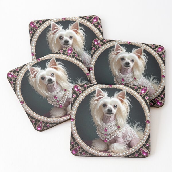 Item preview, Elegantly Dressed Chinese Crested Dog designed and sold by Wags & Tails.
