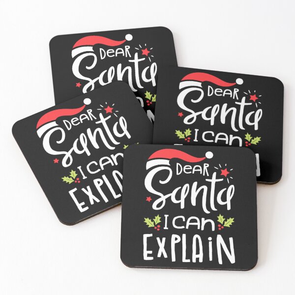 Item preview, Santa List The Dear Christmas Santa Funny Naughty Can Explain I On designed and sold by JoelyNavarro.
