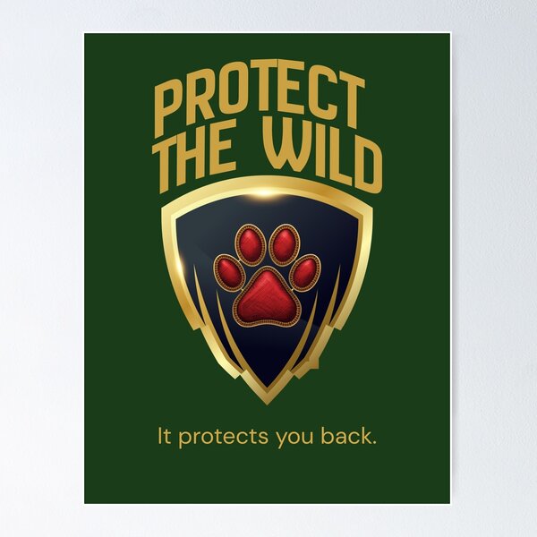 Item preview, Protect the Wild Native American Shirt – Wildlife Conservation & Animal Rights Tee designed and sold by Eyanosa Native Design.