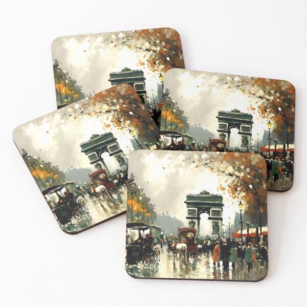 Item preview, Champs-Élysée: Parisian Lights and Carriages Along the Grand Boulevard - 08 designed and sold by artdesignsnow.
