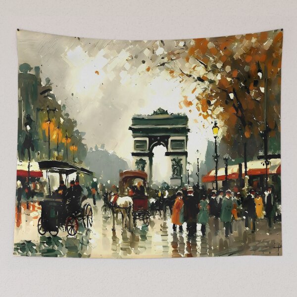 Item preview, Champs-Élysée: Parisian Lights and Carriages Along the Grand Boulevard - 08 designed and sold by artdesignsnow.