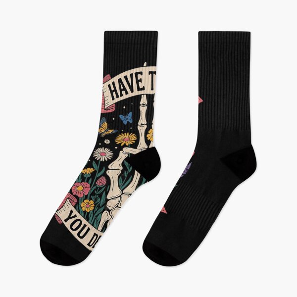 Item preview, Floral Skeleton Peace Hand Sign Have The Day You Deserve  designed and sold by RoyTill0Art.