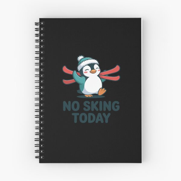 Item preview, No Skiing Today Sad Penguin Funny Ski Joke for Ski Day designed and sold by SnackPAC.