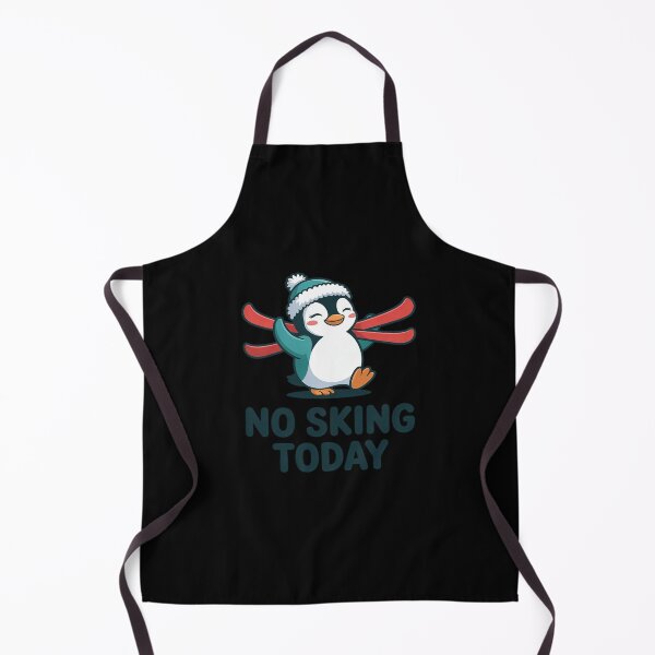 Item preview, No Skiing Today Sad Penguin Funny Ski Joke for Ski Day designed and sold by SnackPAC.