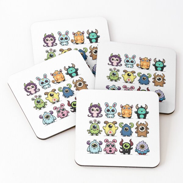 Item preview, Sweet Critters Art: Doodle Style Monster Design designed and sold by HBDStudio.