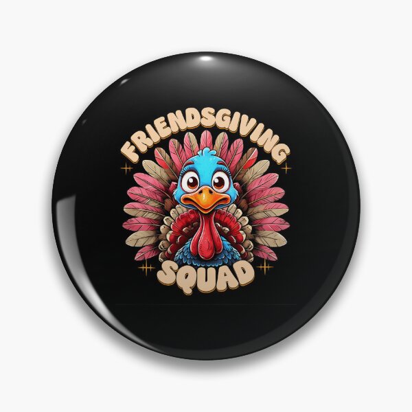 Item preview, Squad Party Friends Humor Turkey Thankful 90s Friendsgiving designed and sold by Daleburuling.
