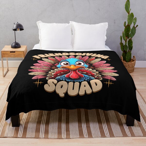 Item preview, Squad Party Friends Humor Turkey Thankful 90s Friendsgiving designed and sold by Daleburuling.