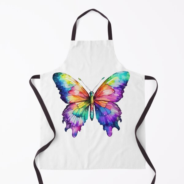 Item preview, Rainbow Butterfly Watercolor Colorful Butterfly Art T-Shirt Sticker designed and sold by Like it.