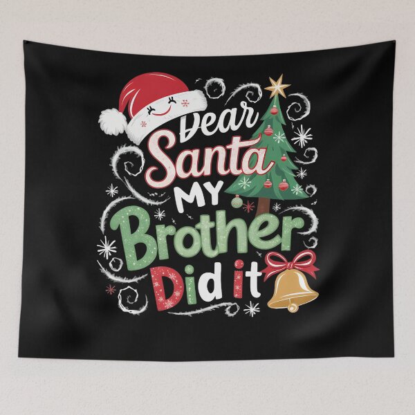 Item preview, Did Vintage Christmas My Holiday It Funny Santa Brother Dear Retro designed and sold by MediarMedic.