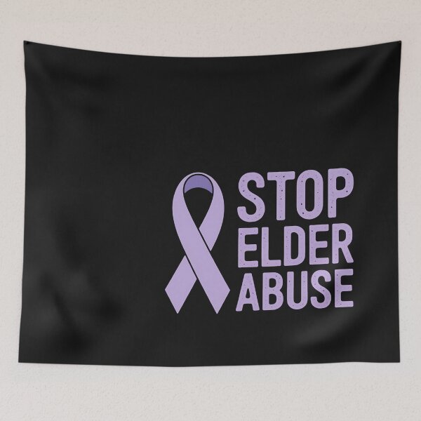Item preview, Purple Elder Abuse Awareness Ribbon - Stop The Elder Abuse (2) designed and sold by Bstilablhot.