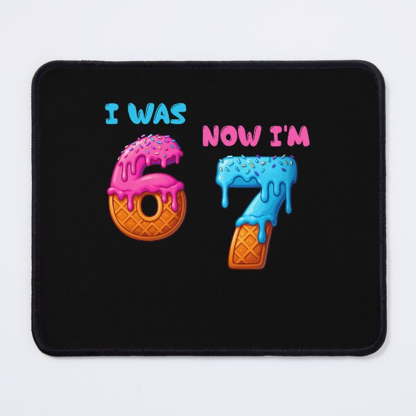 Item preview, Funny 6 Girl Happy 7 Birthday Hands I Gift Now 7th Classic Was I'm Boy designed and sold by RoniShorter.