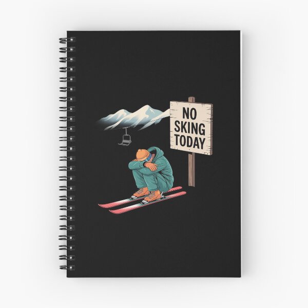 Item preview, No Skiing Today Winter Sports Humor Ski Lover designed and sold by SnackPAC.