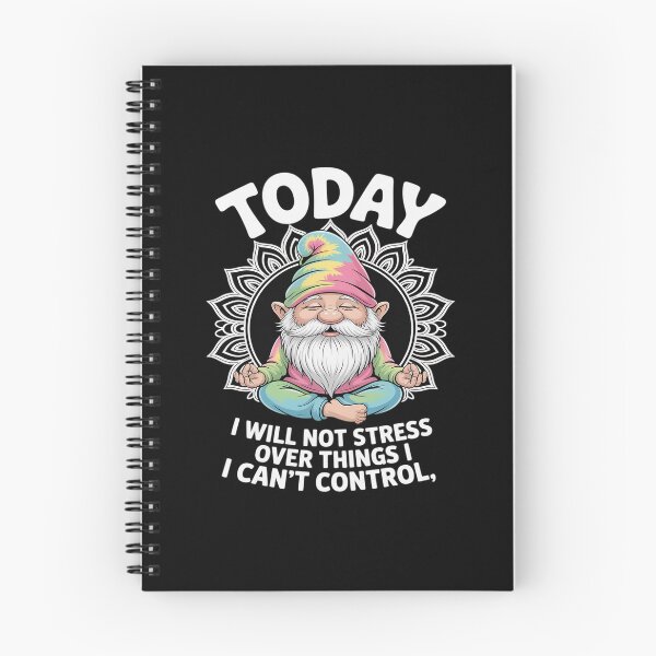 Item preview, No Stress Gnome Hippie Mandala Peaceful Mood designed and sold by SnackPAC.