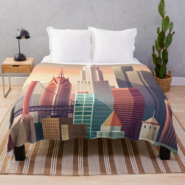 Item preview, Minimalist skyline of San Francisco designed and sold by paulrommer.