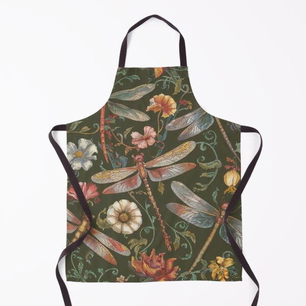 Item preview, William Morris Dragonfly & Flower Artwork designed and sold by Tamas Das.
