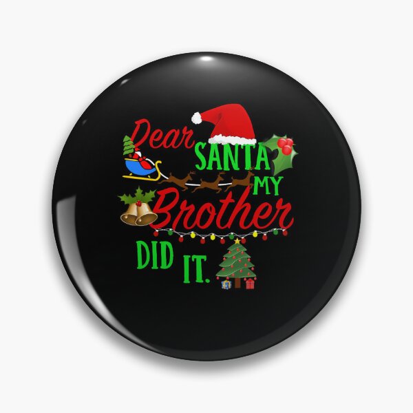 Item preview, Did Brother It Retro Christmas Funny Santa Vintage Holiday Dear My designed and sold by MediarMedic.