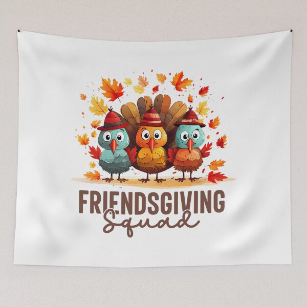 Item preview, Party 90s Friendsgiving Squad Turkey Friends Thankful Humor designed and sold by Daleburuling.