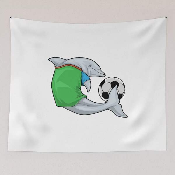 Item preview, Dolphin Soccer player Soccer Sports designed and sold by Snabdesign84.