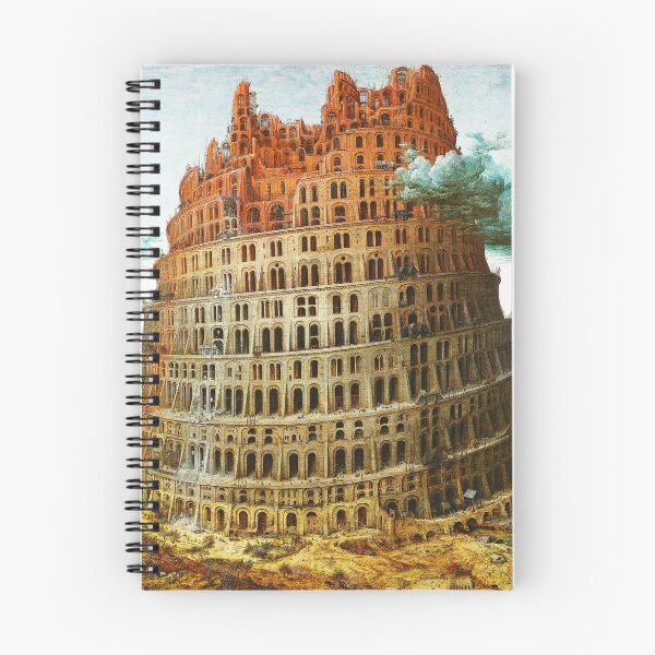 Item preview, The Tower of Babel - Masterpiece Art Home & Stationery Collection designed and sold by ThanksForToday.