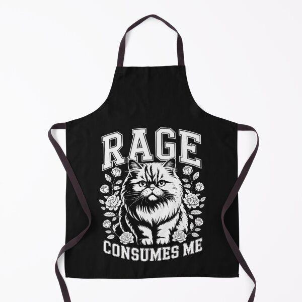 Item preview, Rage Is Consuming Me Silly Staring Cat for Tees  Women Men designed and sold by Clairenity Studio.