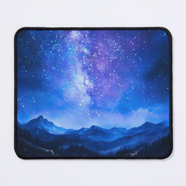 Item preview, Milky Way Over Silent Mountains designed and sold by KyzArt01.