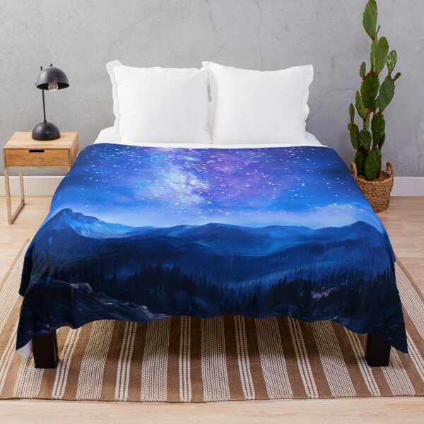 Item preview, Milky Way Over Silent Mountains designed and sold by KyzArt01.