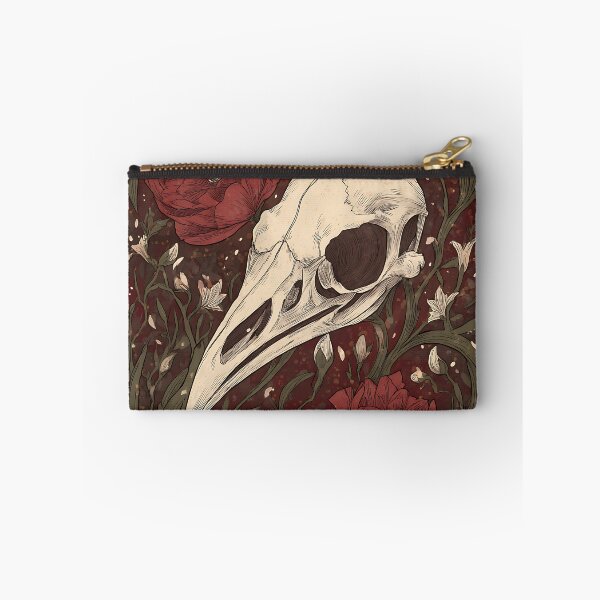 Item preview, Dark Bird Skull Floral Nature designed and sold by bapupa.