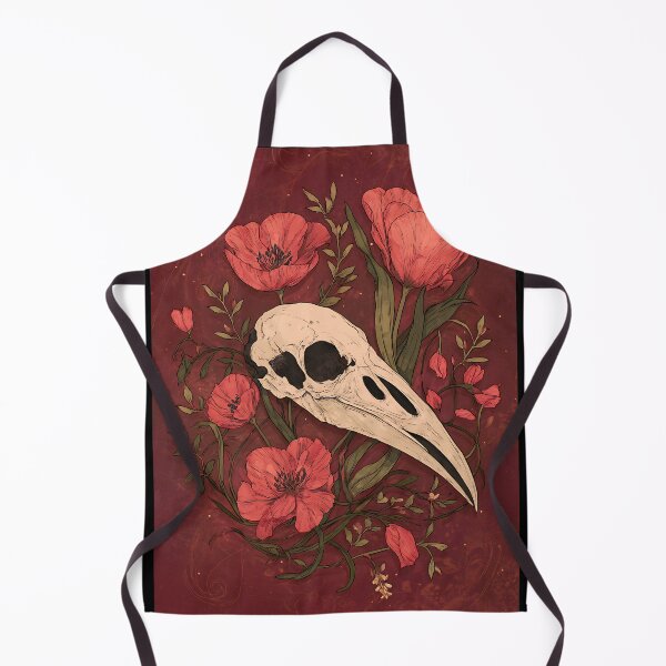Item preview, Gothic Bird Skull Floral Flower designed and sold by bapupa.