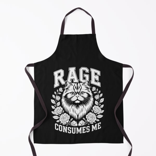 Item preview, Rage Is Consuming Me Silly Staring Cat for Tees Women Men designed and sold by Clairenity Studio.