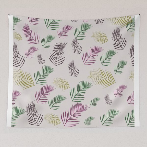 Item preview, A seamless pastel leaf pattern featuring soft designed and sold by Line-Aura.