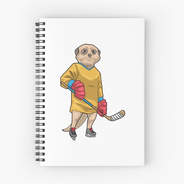 Artikelvorschau, Erdmännchen Eishockey Eishockeyschläger Sport entworfen und verkauft von Snabdesign84.